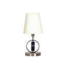 House of Troy B209-SN/BLK Bryson 1 Light Table lamp in Black/Satin Nickel 1