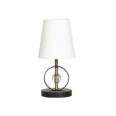 House of Troy B210-BLK/AB Bryson 1 Light Table lamp in Black/Antique Brass 1