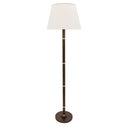 House of Troy BA700-CHB Barton 1 Light Floor Lamp in Chestnut Bronze With Satin Brass 1