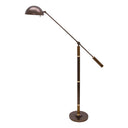 House of Troy BA701-CHB Barton 1 Light Floor Lamp in Chestnut Bronze With Satin Brass 1