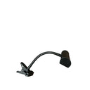 BCLED7-BLK Battery Plug-In Clip on 7" Black textured LED Light Clip on Surfaces up to 1 3/8" 1