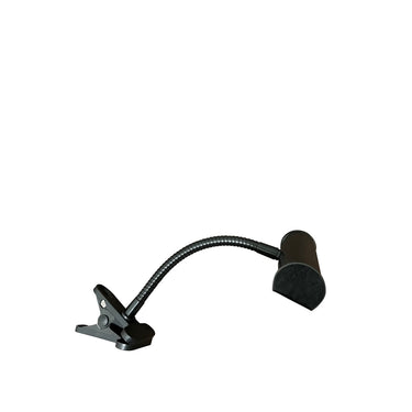 BCLED7-BLK Battery Plug-In Clip on 7" Black textured LED Light Clip on Surfaces up to 1 3/8" 1