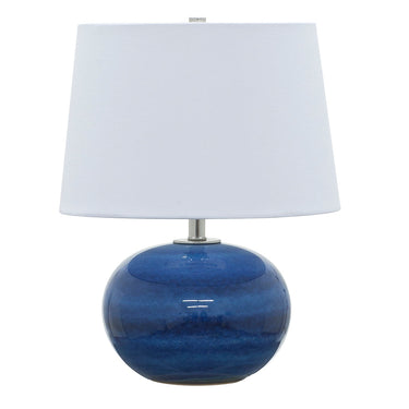 House of Troy GS600 Scatchard 17 Inch Table Lamp with White Linen Shade 1