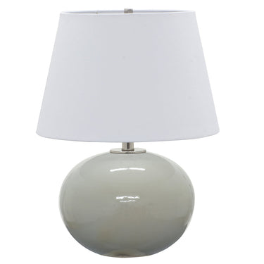 House of Troy GS700-GG Scatchard 22 Inch Table Lamp with Cream Linen Shade, Gray Gloss 1