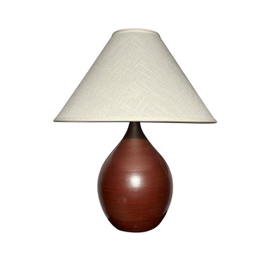 GS900-IR Scatchard 27" Stoneware Table Lamps in Iron Red 1