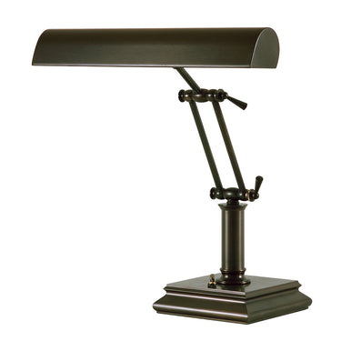 P14-201 House of Troy Classic 14" Bankers Lamp w/Square Base 3