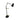 House of Troy RN351-BLK Easel Table Lamp Accent Spot Light Shade 1