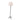 ST600-BLK Studio Industrial Black  Floor  Lamp  with Fabric Shade 1