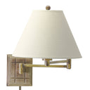 WS750 House of Troy Waffle Swing-Arm Wall Sconce 1