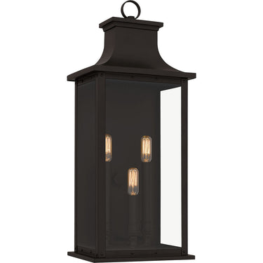 Abernathy 3 Light Outdoor Wall Sconce in Old Bronze 2