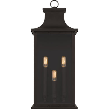 Abernathy 3 Light Outdoor Wall Sconce in Old Bronze 3