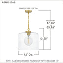 Abner 1 Light Mini Pendant 18