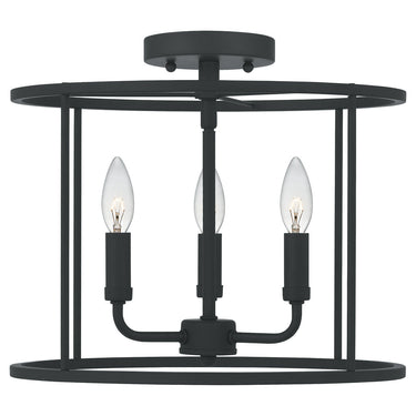 Abner 3 Light Semi-Flush Mount 2