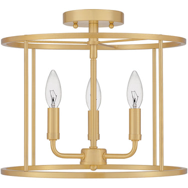 Abner 3 Light Semi-Flush Mount 4