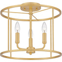 Abner 3 Light Semi-Flush Mount 5
