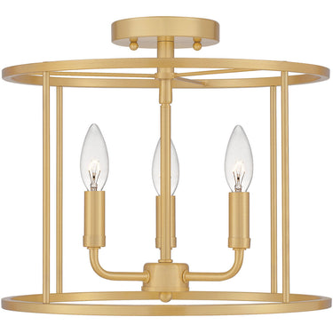 Abner 3 Light Semi-Flush Mount 7