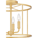 Abner 3 Light Semi-Flush Mount 1