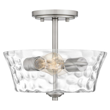 Acacia 2 Light Semi-Flush Mount in Brushed Nickel 4