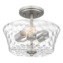 Acacia 2 Light Semi-Flush Mount in Brushed Nickel 5