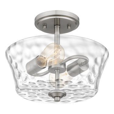 Acacia 2 Light Semi-Flush Mount in Brushed Nickel 5