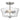 Acacia 2 Light Semi-Flush Mount in Brushed Nickel 1