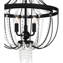 Adelaide 3 Light Semi-Flush Mount in Matte Black 2