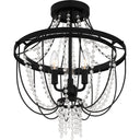 Adelaide 3 Light Semi-Flush Mount in Matte Black 5