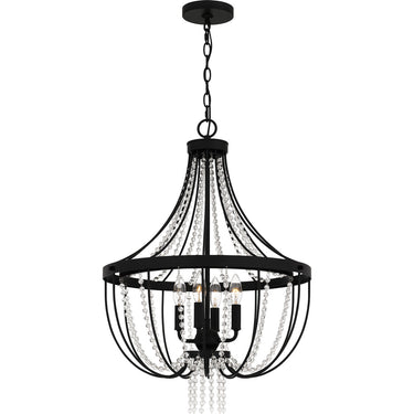 Adelaide 4 Light Pendant in Matte Black 1
