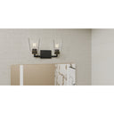 Almany 2 Light Bath Light in Matte Black 2