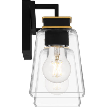 Almany 2 Light Bath Light in Matte Black 5