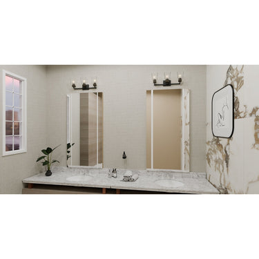Almany 3 Light Bath Light in Matte Black 7