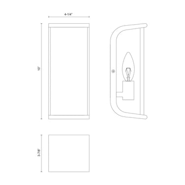 Alora Abbott 1 Light Wall/Vanity Light - Crescent Harbor