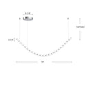Alora Akoya 23 Light Chandelier 6