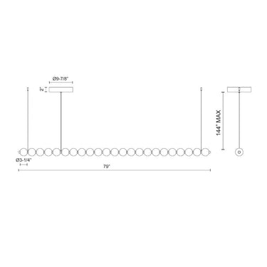 Alora Akoya 23 Light Chandelier 7