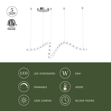 Alora Akoya 29 Light Chandelier 5
