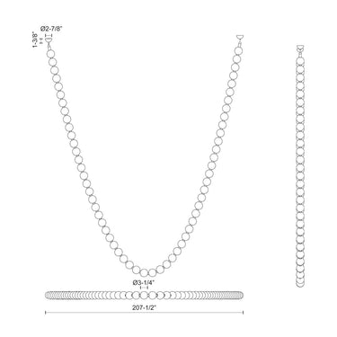 Alora Akoya LED Pendant 60 Head - Crescent Harbor