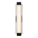 Alora Alai LED 25 Inch Wall/Vanity Light Clear Ribbed Glass - Crescent Harbor