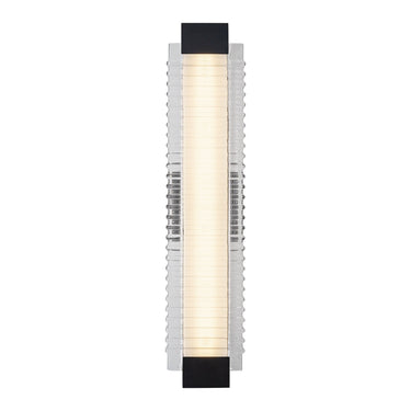 Alora Alai LED 25 Inch Wall/Vanity Light Clear Ribbed Glass - Crescent Harbor