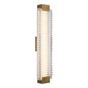 Alora Alai LED 25 Inch Wall/Vanity Light Clear Ribbed Glass - Crescent Harbor