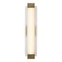 Alora Alai LED 25 Inch Wall/Vanity Light Clear Ribbed Glass - Crescent Harbor