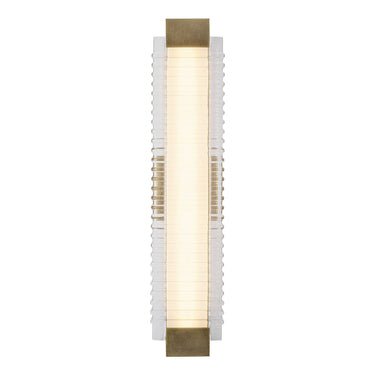 Alora Alai LED 25 Inch Wall/Vanity Light Clear Ribbed Glass - Crescent Harbor