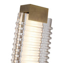 Alora Alai LED 25 Inch Wall/Vanity Light Clear Ribbed Glass - Crescent Harbor