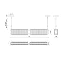 Alora Alai LED Linear Pendant - Crescent Harbor