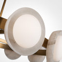 Alora Alonso LED Chandelier Matte Opal Glass - Crescent Harbor