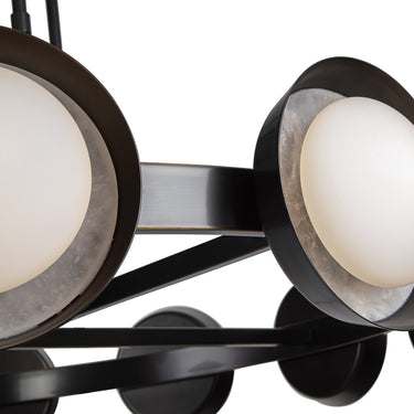 Alora Alonso LED Chandelier Matte Opal Glass - Crescent Harbor