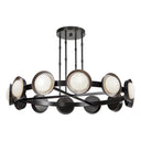 Alora Alonso LED Chandelier Matte Opal Glass - Crescent Harbor