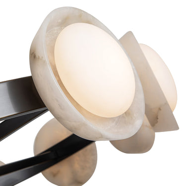 Alora Alonso LED Chandelier Opal Glass - Crescent Harbor