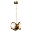 Alora Alonso LED Pendant Matte Opal Glass - Crescent Harbor