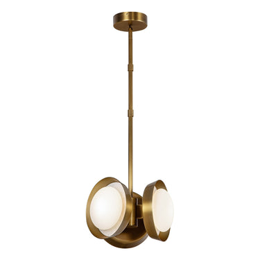 Alora Alonso LED Pendant Matte Opal Glass - Crescent Harbor
