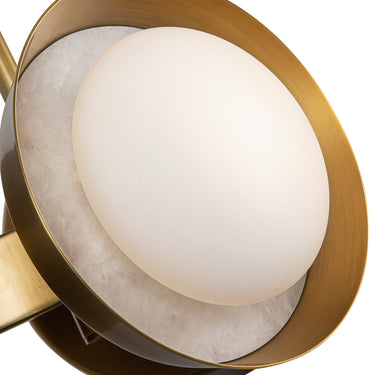 Alora Alonso LED Pendant Matte Opal Glass - Crescent Harbor